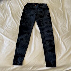 Aviator nation Women's blue Tie-Dye leggings
